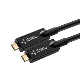 MicroConnect Cable Fibra Óptica USB-C 3.2 Gen 2, 10m, 60W, 10Gbps, 4K60Hz, Tipo C-C, Híbrido Activo