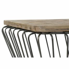 Mesa Centro Vintage DKD Home Decor Marron Negro 64 x 51 x 125 cm