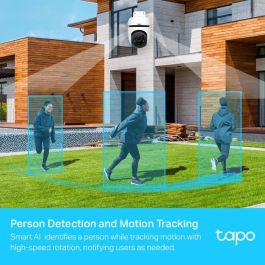 Tp - link Tapo C500 Cámara WiFi Inteligente 1080p, Visión Nocturna, Detección de Movimiento, 360º, Resistente IP65