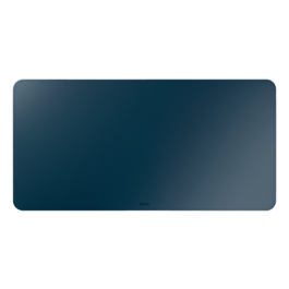 Leitz Alfombrilla de Escritorio Grande 80x40 cm Azul Oscuro, Protectora Impermeable para Teclado y Ratón