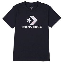 Camiseta de Manga Corta Mujer Converse 10024538-A02 Negro