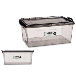Caja de plástico Kipit antracita 22L, 32x20.5x50 cm (6 Unidades) Precio: 55.94999949. SKU: S3609954