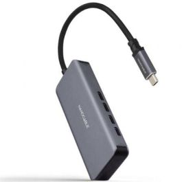 NANOCABLE HUB USB-C/M A 3xUSB-C/H ALUMINIO 10 CM