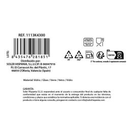 La Mediterranea Set 6 Vasos 300 cc Adare (8 Cajas)