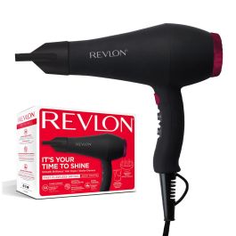 Revlon RVDR5251E Secador de Pelo Perfect Heat 2000W Motor AC 2 Velocidades Negro/Rosa