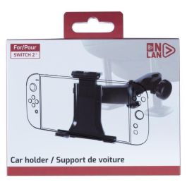 Onlan 3015220019340 Soporte para Coche para Nintendo Switch 2, Consolas Portátiles y Tablets de 8 Pulgadas - Negro