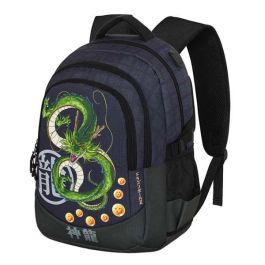 Karactermania Mochila Dragon Ball Run. Plus FAN She 44x34x21 cm, Gran Capacidad, 3 Compartimentos, Puerto USB, Ripstop Azul Oscuro