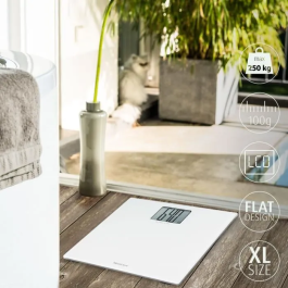 Medisana Báscula de Baño de Cristal XL 40547 Pantalla Grande Vidrio Seguridad 6 mm