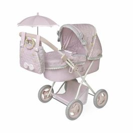 Decuevas Coche de Muñeca Plegable con Sombrilla y Bolso Sophie para Muñecas hasta 48 cm | 38x65x60 cm | Edad 3+ Años