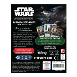 Fantasy Flight Games Star Wars: SWG03ES Caja Expansión Deckbuilding Game Mandalorianos Español