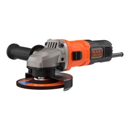 Black+Decker Mini amoladora 710W Ø115mm BEG010-QS con protección contra rearranque y arranque suave