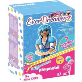 Playmobil Everdreamerz Clare Candy World Figura con 7 Sorpresas, Juguete para Niños Mayores de 7 Años