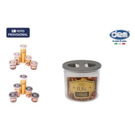 Inde Tarro Hermético Beclassic 0.6 L (10.8 x 9 cm) (12 Unidades) Precio: 33.83999982. SKU: B1K6QP5Z57
