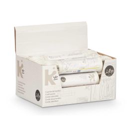 Arte Regal Cuerda de Tender para Ropa, 20 metros de longitud, Color Blanco, Fabricada en Plástico PVC (Set de 24)