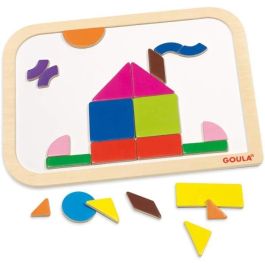 Goula Juego Didáctico Magnético Shapes para Niños con 12 Actividades