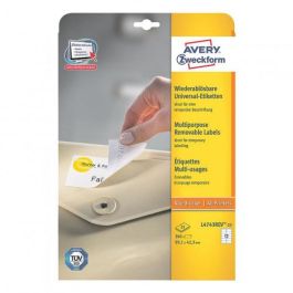 Paquete 25 Hojas Etiquetas Despegables Ecológicas, Certificadas Fsc-Impresoras Láser-99,1X42,3 Mm Avery L4743REV-25 Precio: 22.49999961. SKU: B164SGX2XT