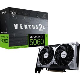MSI GeForce RTX 5060 8G VENTUS 2X OC NVIDIA Tarjeta Gráfica 8 GB GDDR7 912-V537-002 Precio: 336.50000054. SKU: B1JGCX6QN6