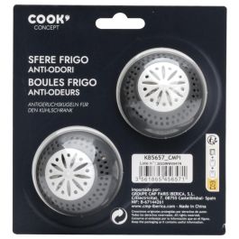 Cook Concept Juego De 2 Bolas Antiolor Nevera Plástico d.5 cm Colores Surtidos