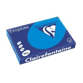 Papel De Color A3 Clairefontaine Trophee 80G 500H Vivo Azul Turquesa 5 unidades Precio: 104.79000026. SKU: B15X29PQV8