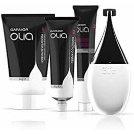 Garnier #9.0 OLIA Coloración Permanente sin Amoniaco Rubio Muy Claro, Cobertura Total Canas con Aceites Florales 1 u