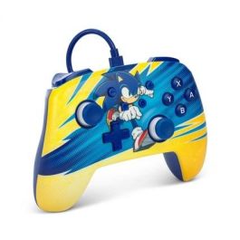 Power A NSGP0202-01 Mando con Cable Mejorado para Nintendo Switch, Sonic Impulso, 2 Botones Asignables, Cable USB-C 3m Power A NSGP0202-01 Mando con Cable Mejorado para Nintendo Switch, Sonic Impulso, 2 Botones Asignables, Cable USB-C 3m
