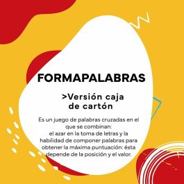 Cayro Formapalabras Classic - Juego de Mesa Educativo de Palabras para 2 Jugadores, Material Plástico, Edad Recomendada +7 Años