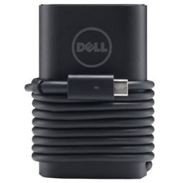 Dell Adaptador de corriente AC 65W 19.5V con conector de 3 pines y puerto USB Tipo C compatible con cable de alimentación C6