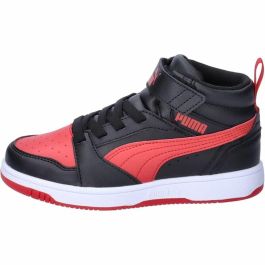 Zapatillas Deportivas Infantiles Puma Rebound V6 Mid Negro Rojo Precio: 45.50000026. SKU: B1HYQC9XT3