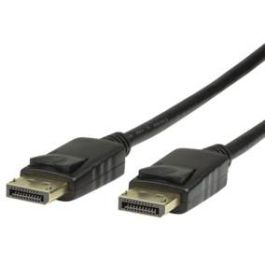 LogiLink CV0074 Cable DisplayPort 5m 4K/60Hz Macho/Macho Negro Contactos Oro
