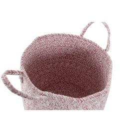 Cesta Kids DKD Home Decor Rosa Gris 26 x 28 x 26 cm (4 Unidades) Cesta Kids DKD Home Decor Rosa Gris 26 x 28 x 26 cm (4 Unidades)