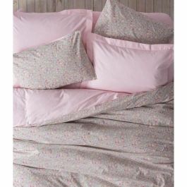 Juego de Cama 220x240 cm y Fundas Almohada 60x60 cm - 100% Algodón - Rosa - ASI8683342983372