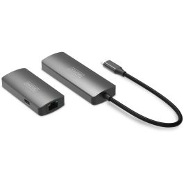 Digitus Extensor HDMI-USB-C 4K 120Hz CAT6A 30m Transmisor y Receptor de Señales AV HDR Plug and Play