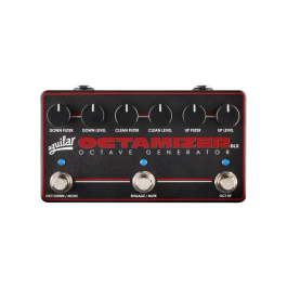 Aguilar Octamizer DLX Pedal de Octavador para Bajo Eléctrico, 3 Footswitches, Modos de Filtro