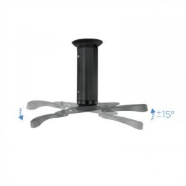 Tooq Soporte Techo Proyector PJ1010TN-B Inclinable Giratorio hasta 10kg Negro