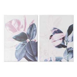 DKD Home Decor Cuadro Decorativo Tropical con Hojas de Lienzo y MDF, Verde Beige, 70x50x1.8 cm (Set 2 Unidades) Precio: 8.98062. SKU: B1DRKEQ884
