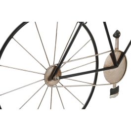 DKD Home Decor Decoracion Pared Vintage Negro Azul Metal 2.5 x 45 x 78 cm (2 Unidades)