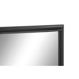 Espejo de pared DKD Home Decor Negro Cristal Hierro Ventana 90 x 2 x 90 cm 90 x 1,8 x 90 cm
