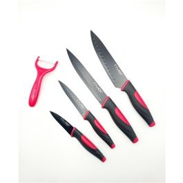 River Set de 5 Cuchillos Multiusos Acero Inoxidable Antiadherente CUC-0501-AN