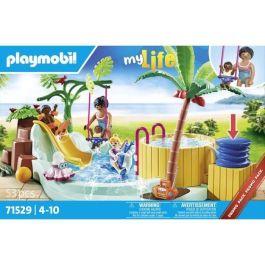 PLAYMOBIL 71529 Turistas con piscina y bañera de hidromasaje