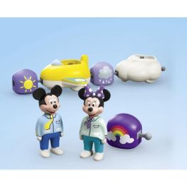 PLAYMOBIL 71697 Mickey y Minnie Tren Nube - Disney - Incluye Minnie, Mickey y un Avión Tren Nube - Edad 1