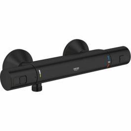 GROHE 345942430 Mezclador Termostático de Ducha Precision Start Negro Mate, para Montaje en Pared Visto con Ahorro de Agua