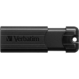 Verbatim Pendrive Pinstripe 16 GB USB 3.2 Retráctil Negro