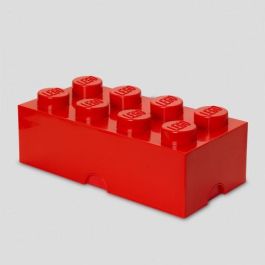 LEGO Storage Brick 8 rojo - Caja de almacenamiento apilable de Room Copenhagen para juguetes y organización