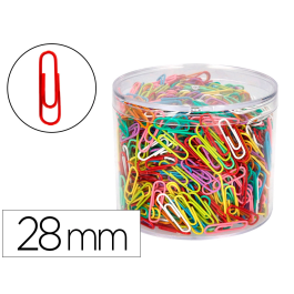 Liderpapel Clips Nº 2 Bote 1000 Unidades 28 mm Colores Surtidos Precio: 12.68999963. SKU: B1DAYXNV26