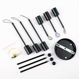 Lámpara de Techo Porto SKD-0222-05 - Diseño Moderno y Elegante con Acabados de Calidad, ideal para Añadir Personalidad a Espacios Chic.