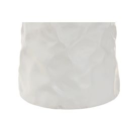 DKD Home Decor Jarrones Glam de Metal Blanco y Dorado - Set de 2 unidades 27x59x27 cm