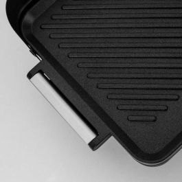 Hkoenig GRX330 Plancha Eléctrica de Zonas Dobles, 50x25cm, 1800W, Superficie Antiadherente, Termostato Ajustable y Función Turbo Parrilla