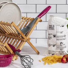 Cook Concept Cuchara para Servir Alimentos 7x3,8x32,5 cm Colores Surtidos Antirayaduras con Soporte