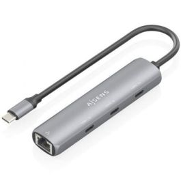 Aisens ASUC-4P041-GR Hub USB Tipo-C 3xUSB-C 5G, 1xRJ45 Gigabit Ethernet, Gris Precio: 17.78999959. SKU: B14BRGSR2T