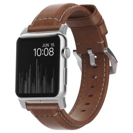 Nomad NM1A4RST00 Correa de Cuero Tradicional Marrón Hebilla Plata para Apple Watch Series 42mm 44mm 45mm 49mm Precio: 85.2808. SKU: B19S4A2K3Q
